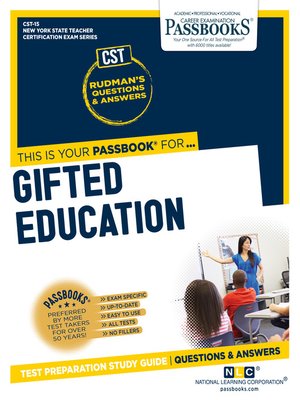 cover image of Gifted Education